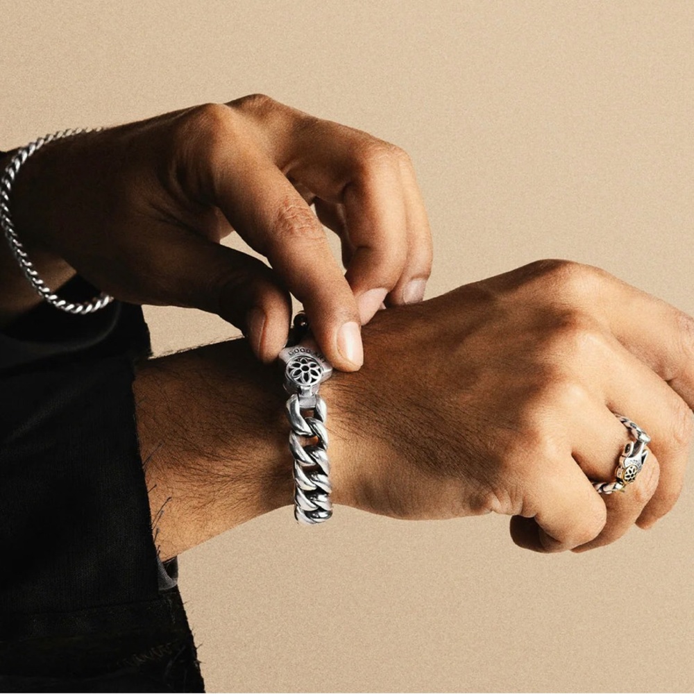 Good Art Hlywd (2001) Silver Curb Chain Bracelet - Picture 5 of 16